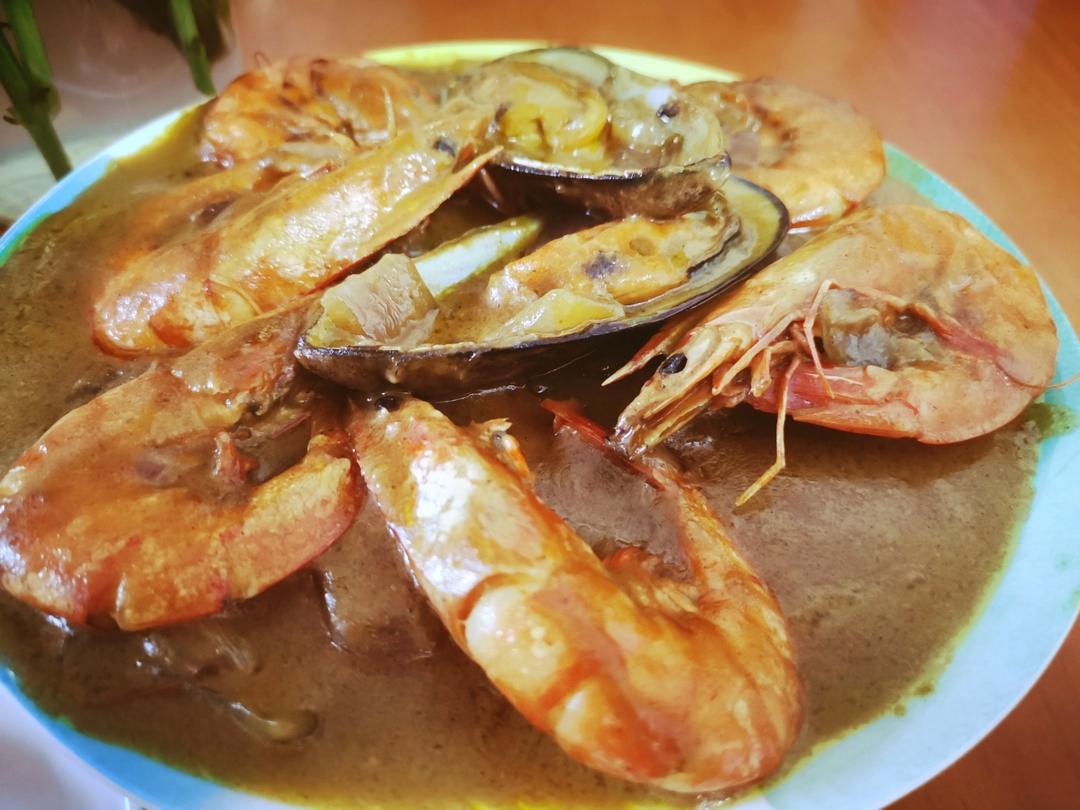 好吃到舔盘的泰式咖喱虾|拯救夏日味蕾