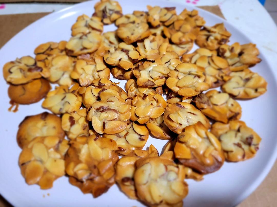 香酥可口，零失败❗️好吃到流泪的杏仁瓦片