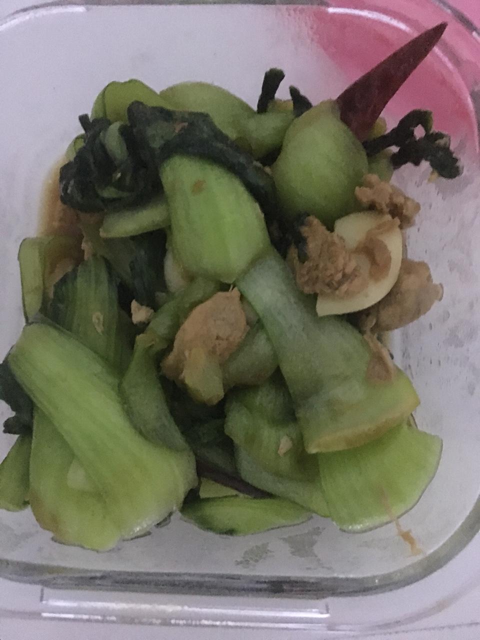 油菜炒肉