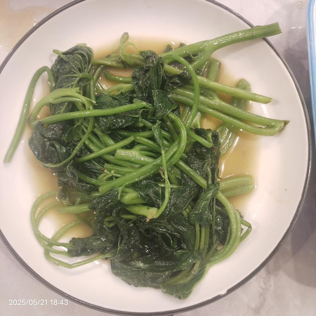 蚝油红薯叶