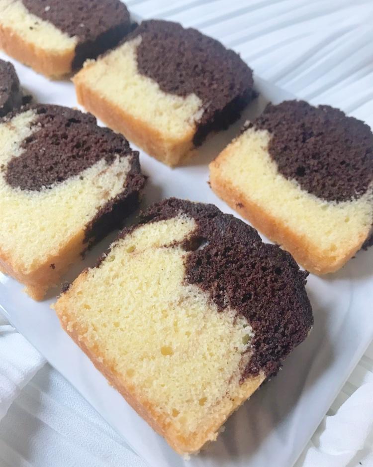 三色巧克力磅蛋糕🍰材料简单 快速