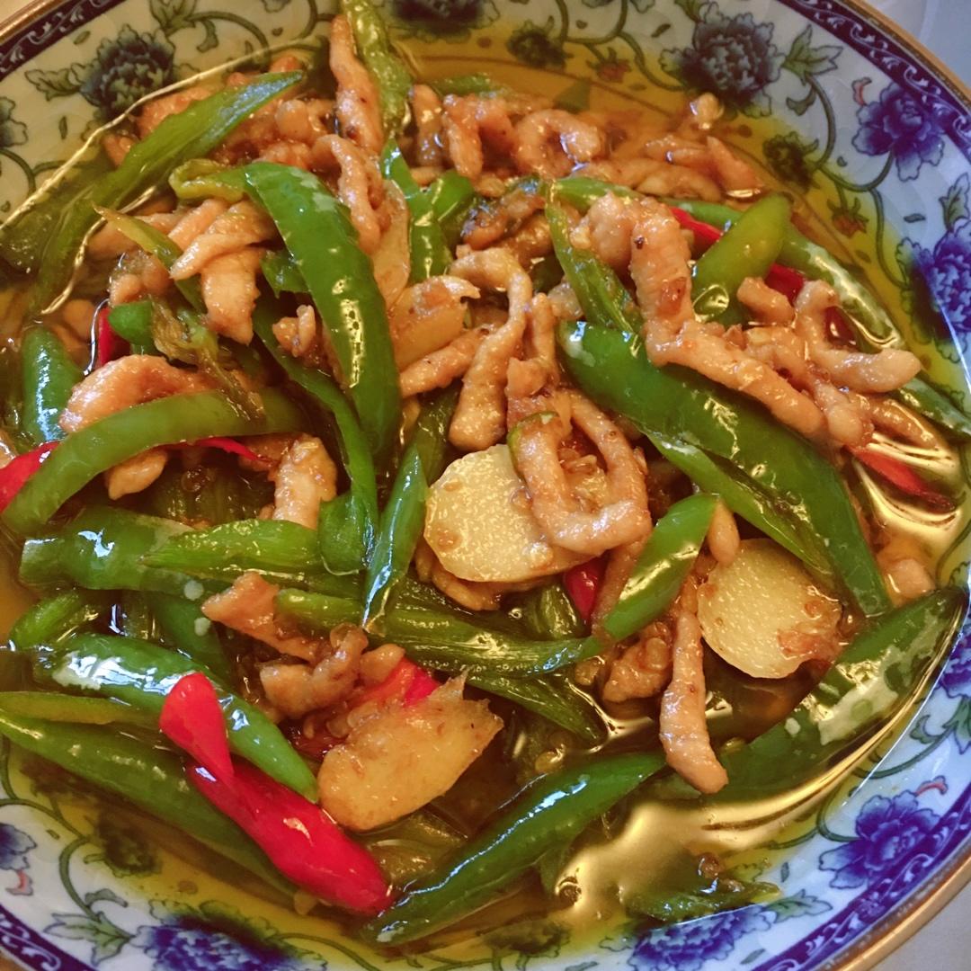青椒炒肉丝