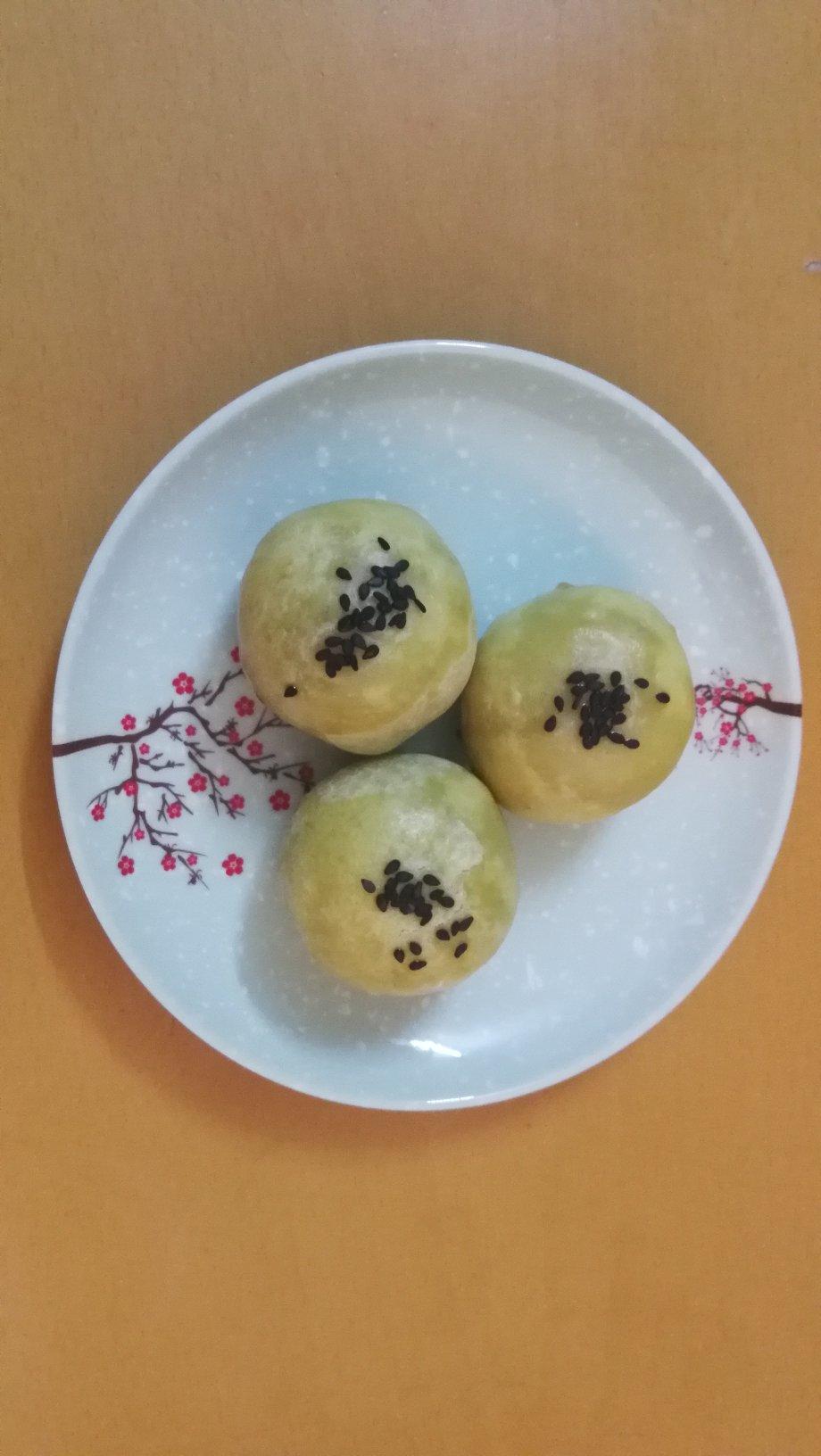 软皮奶香绿豆饼（网红版）