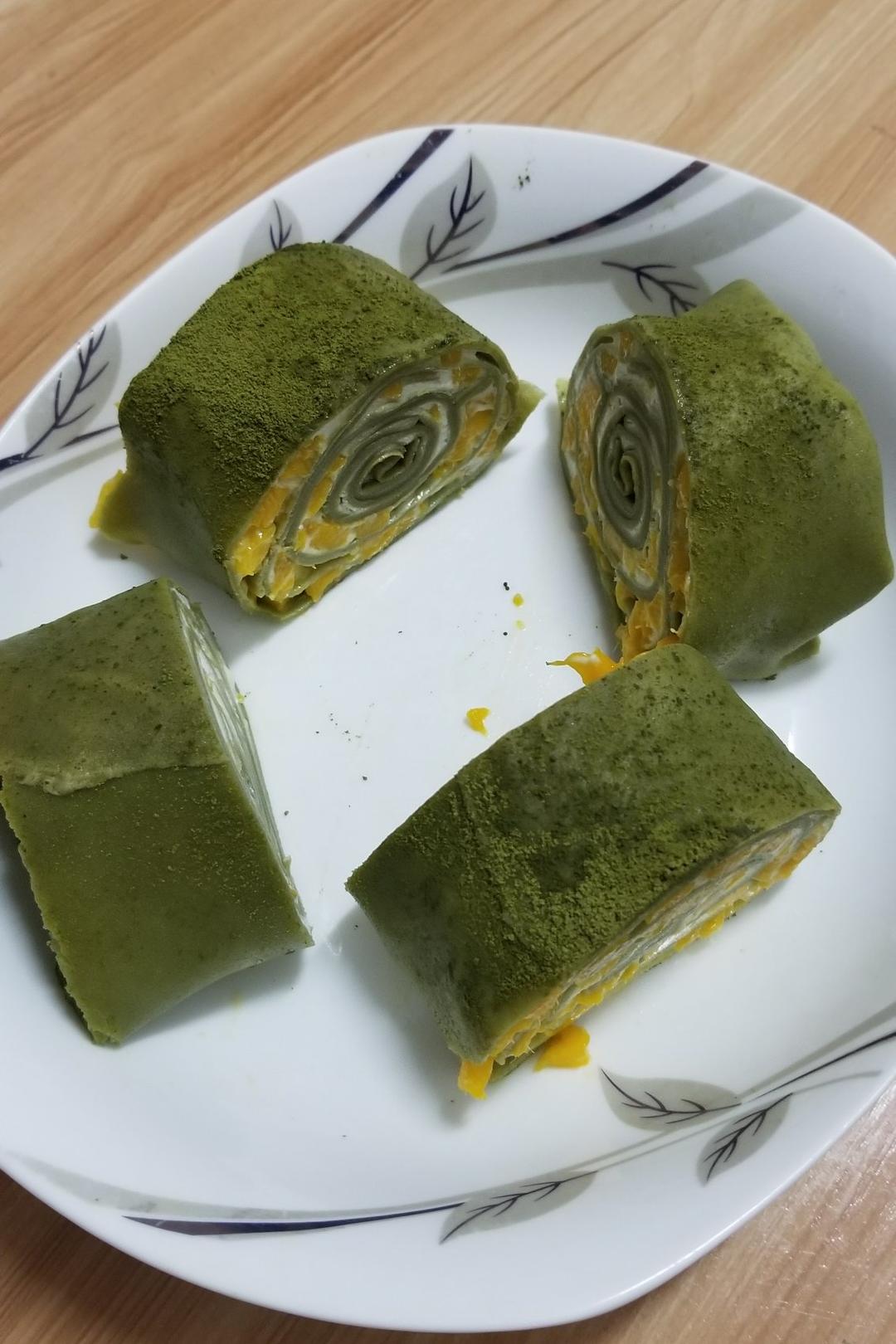 【抹茶毛巾卷】