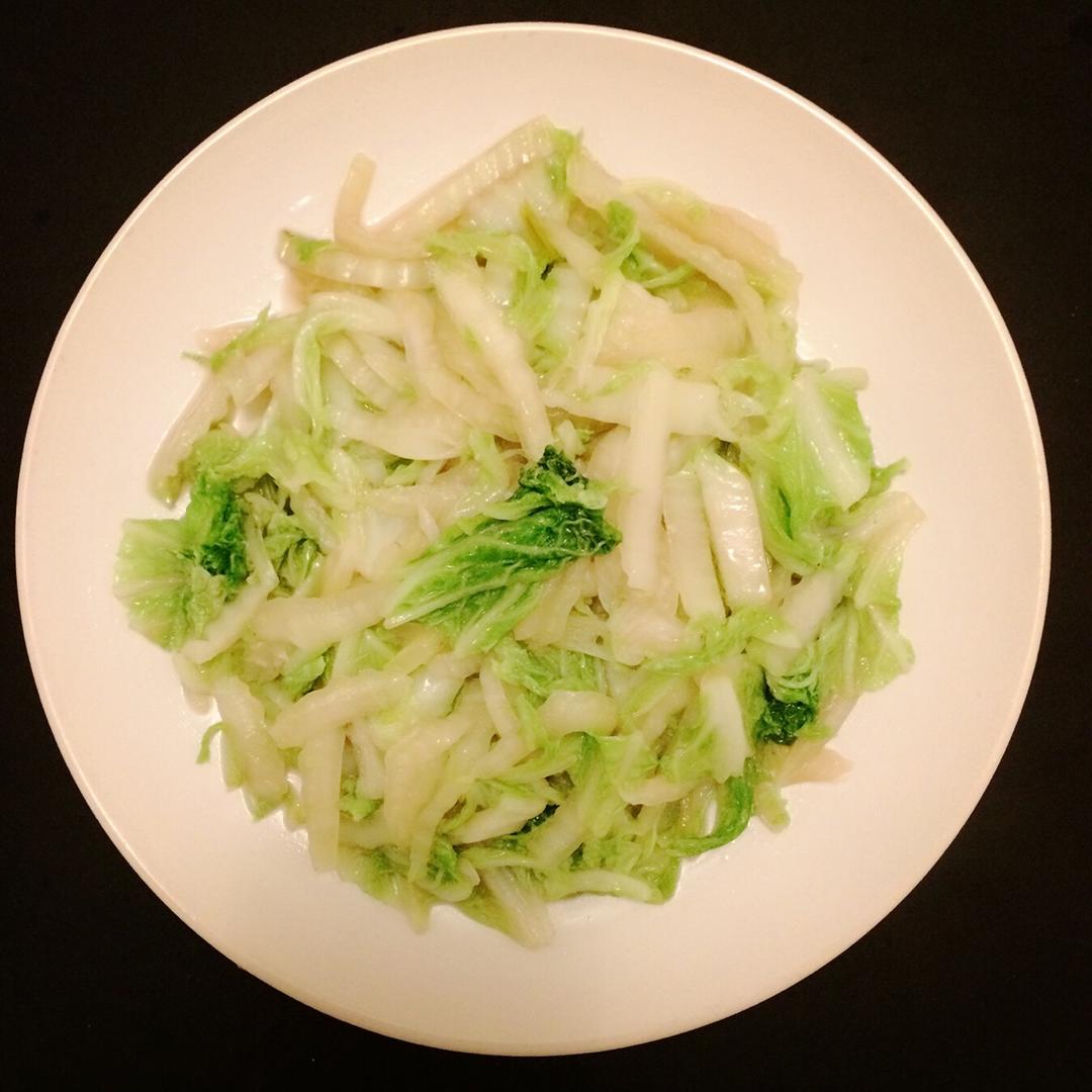 食物本身的味道—清炒白菜