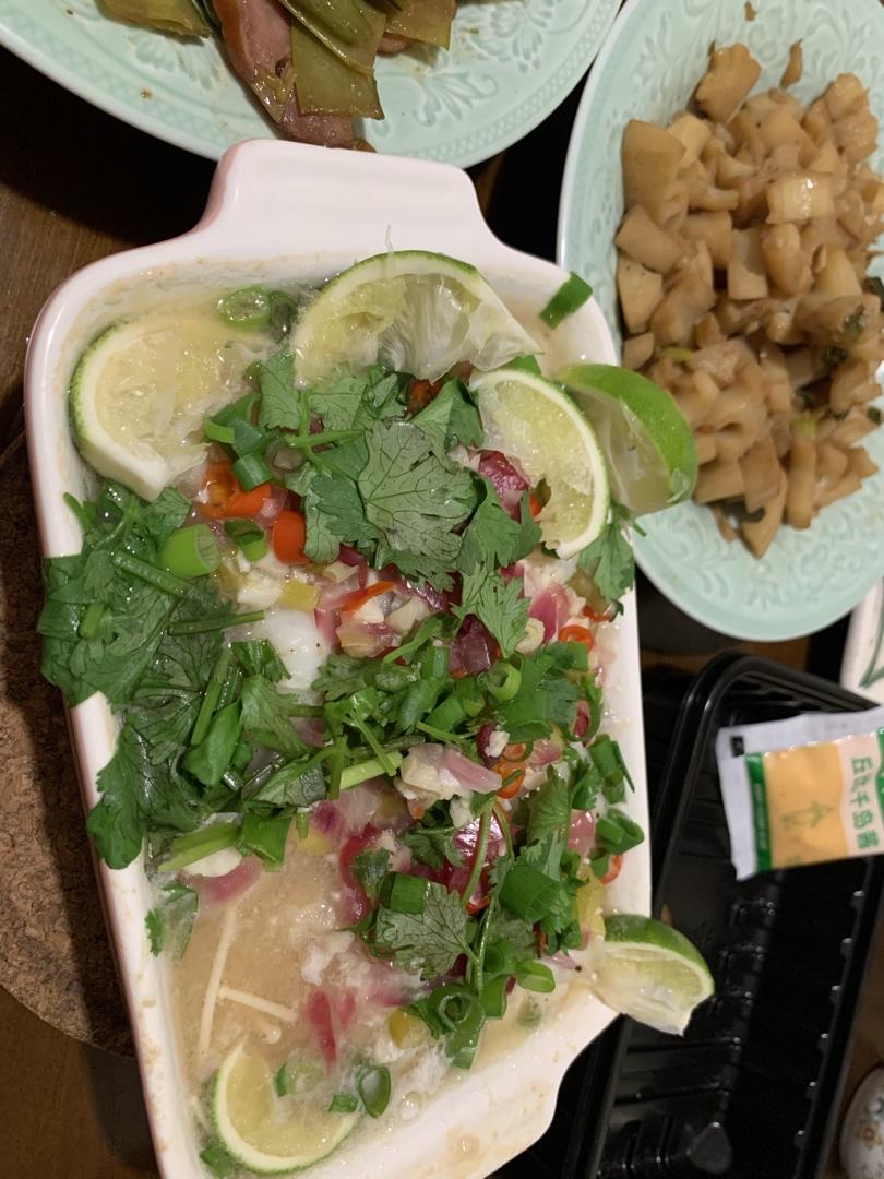 青柠金针菇沙巴鱼 减脂低GI一人食