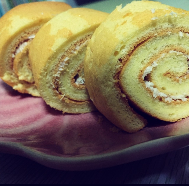 烫面戚风蛋糕卷，平凡，不平淡。