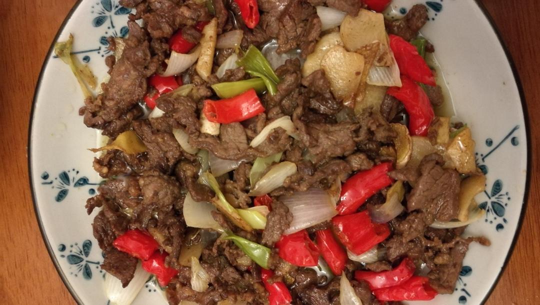 青椒牛肉