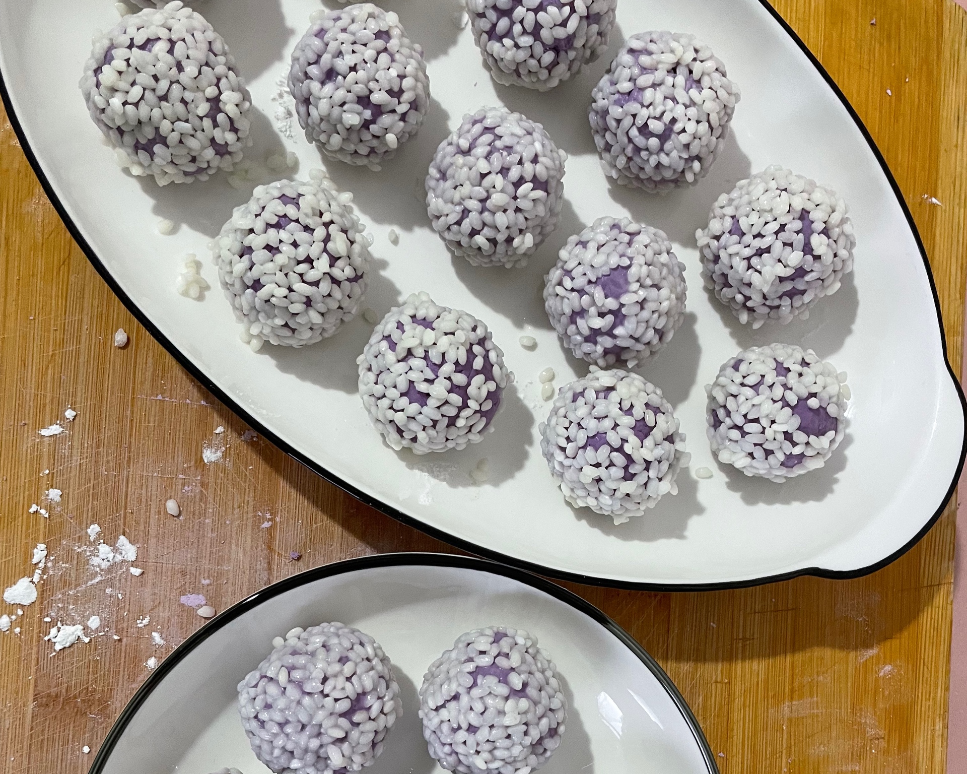 紫薯糯米丸子🍡的做法 步骤16