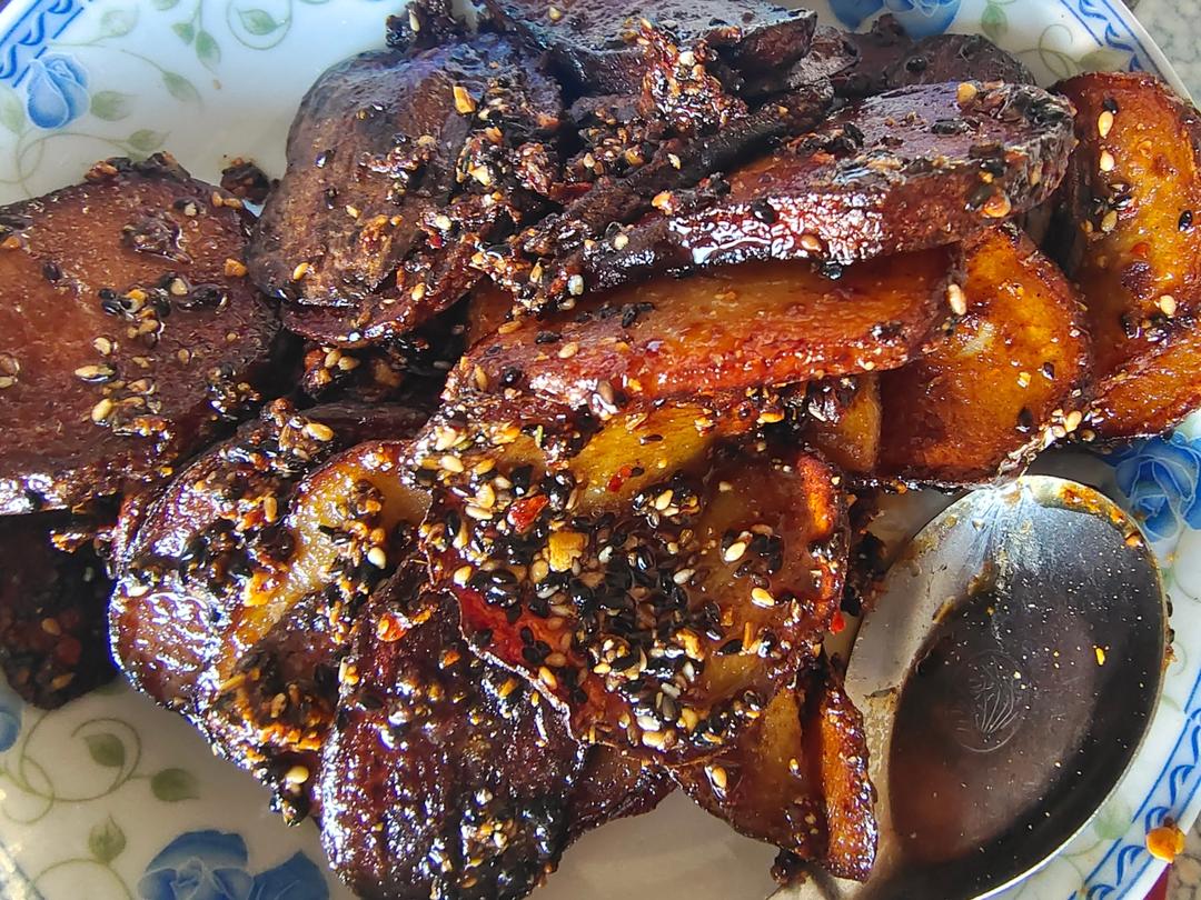 一定要做一次的孜然土豆片