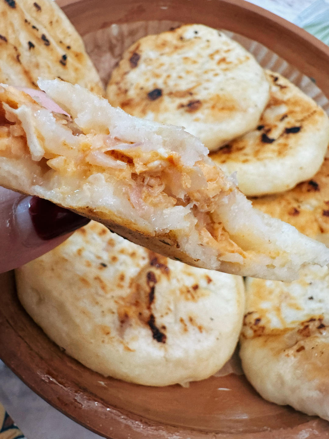 发面奥尔良鸡肉馅饼（懒人电饼铛版）