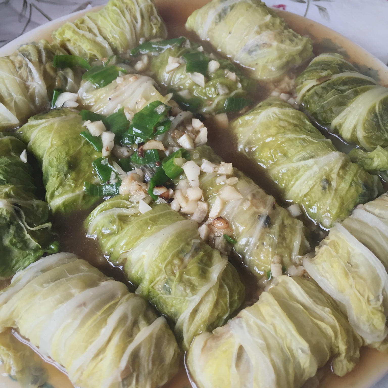 肉酿白菜卷