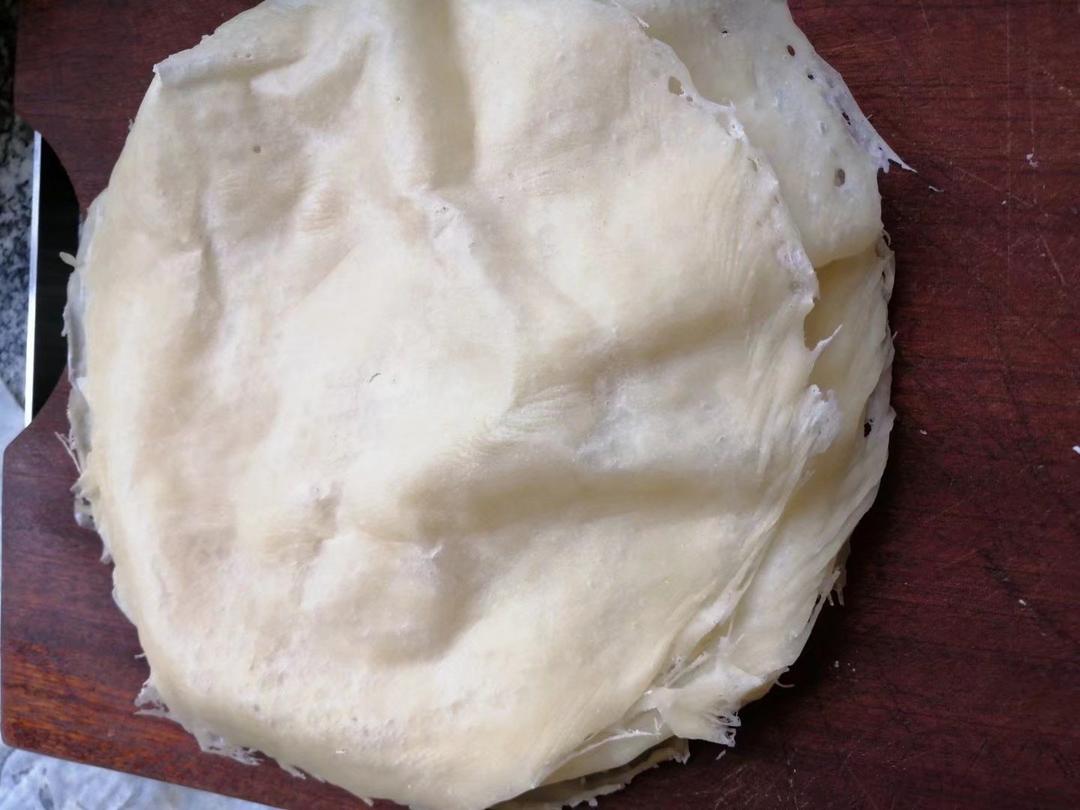 自制不用醒面新手易学的春卷皮