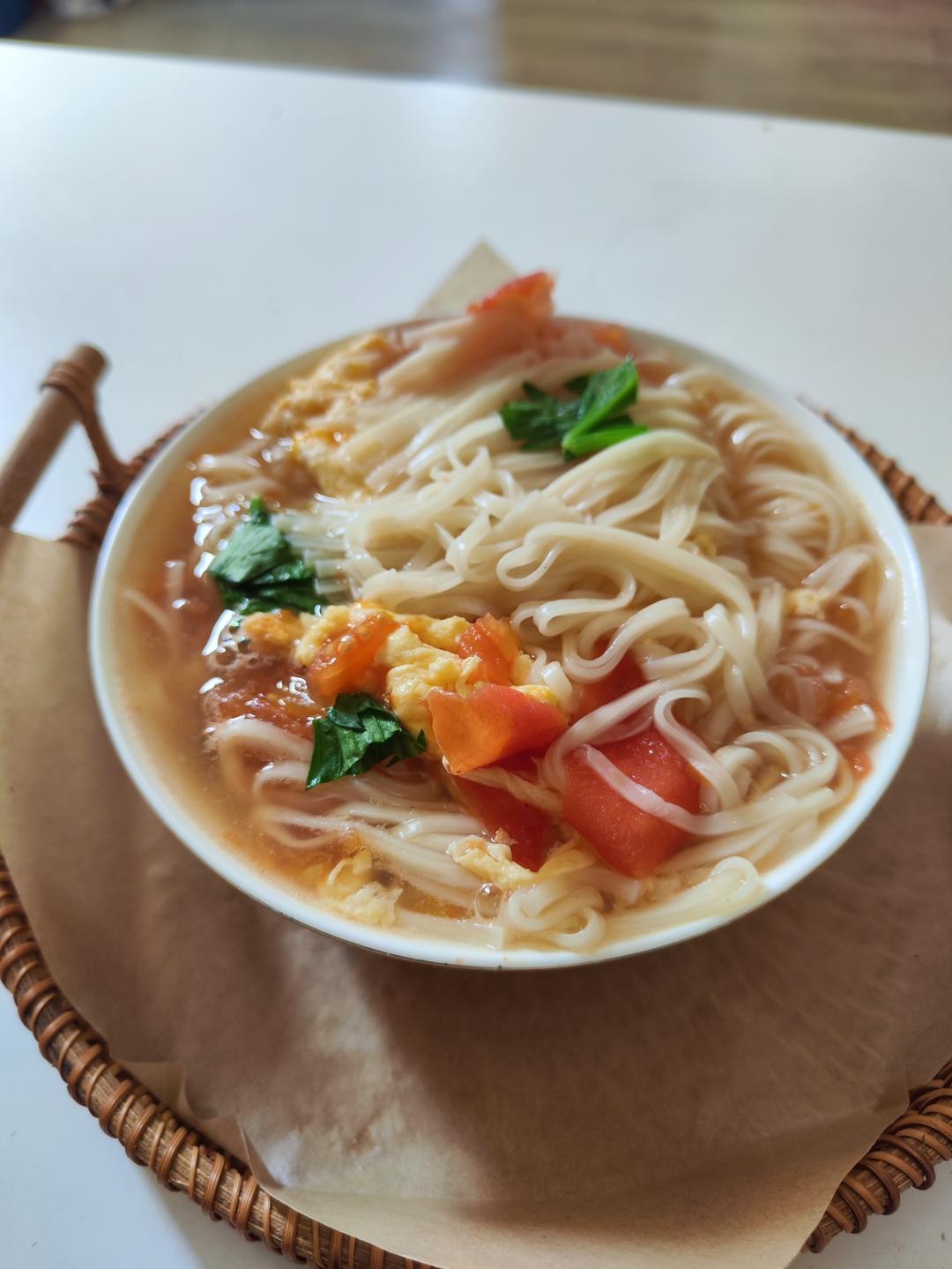 十来分钟做好/番茄鸡蛋面🍜