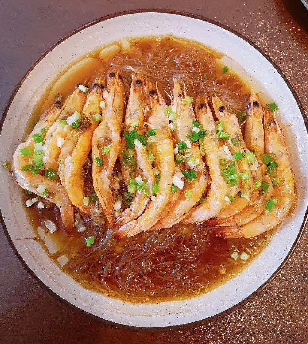蒜蓉蒸虾