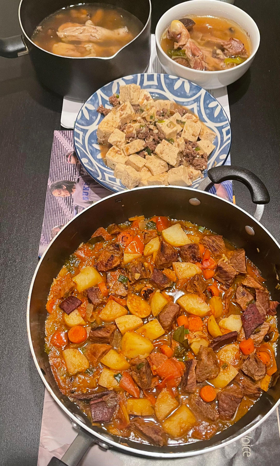 番茄土豆炖牛腩
