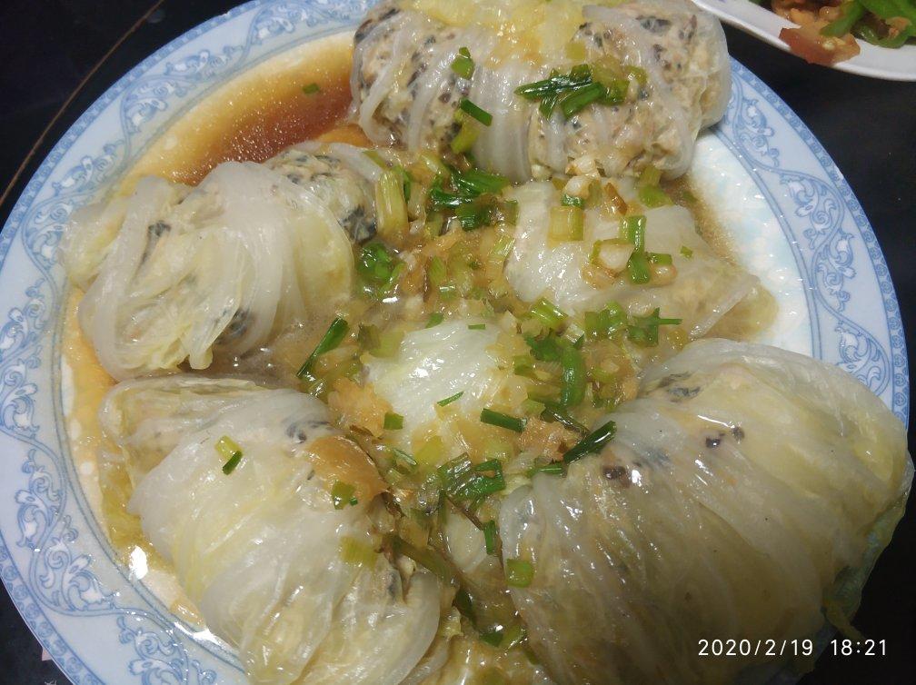 肉酿白菜卷