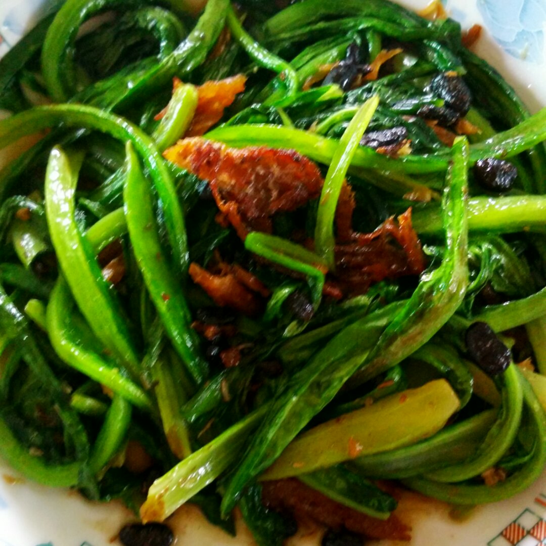 豆豉鲮鱼油麦菜