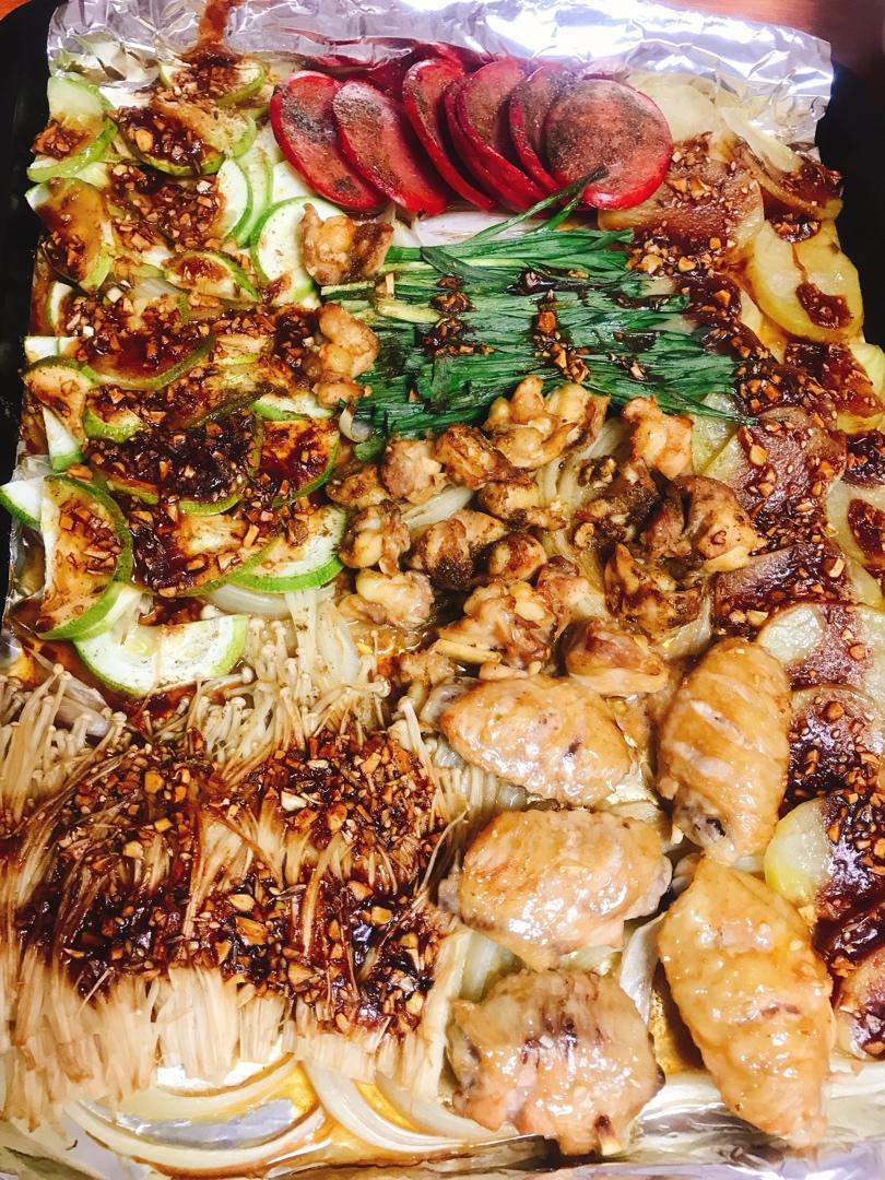 自制烤箱版烧烤，简单好吃过烧烤摊