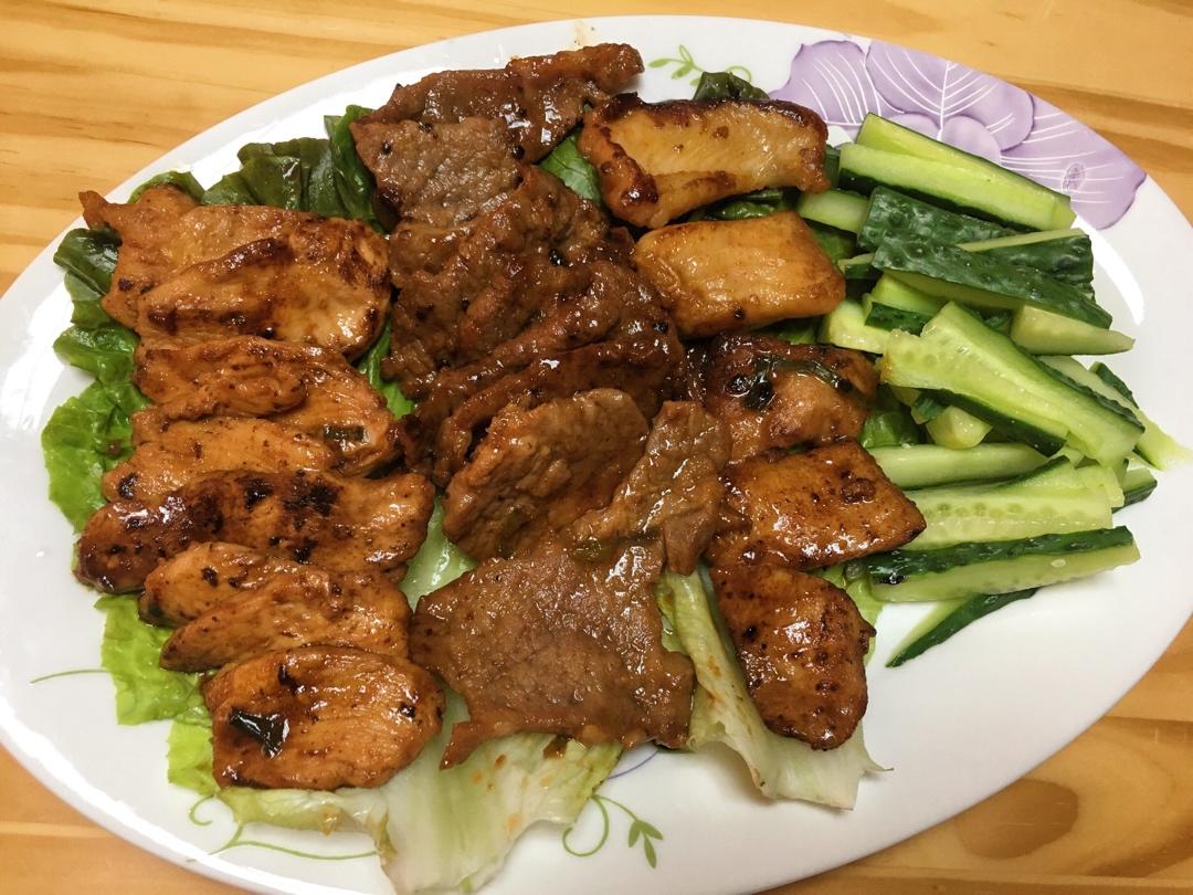 平底锅家庭烤肉