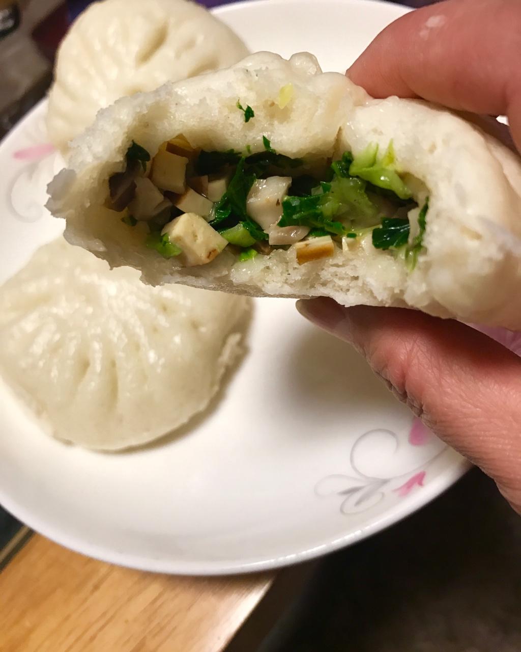 节省一半时间的大包子（另付翠绿菜包子，肉包子，腹黑包子食谱）