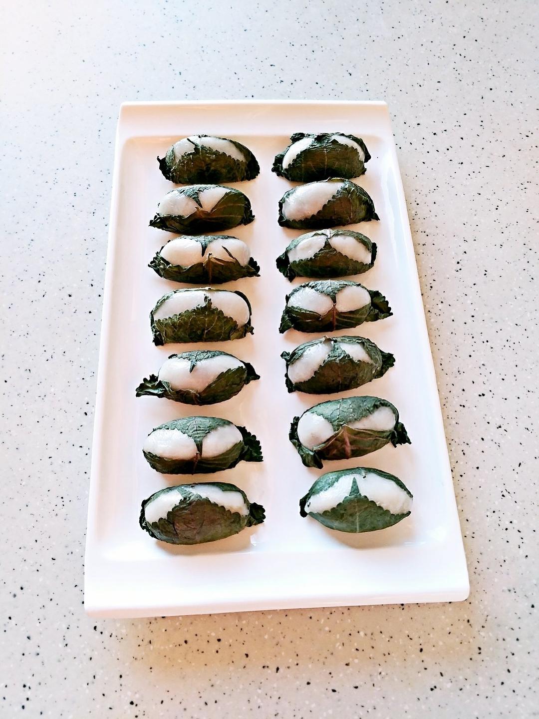 馅儿( _ )做的苏叶干粮