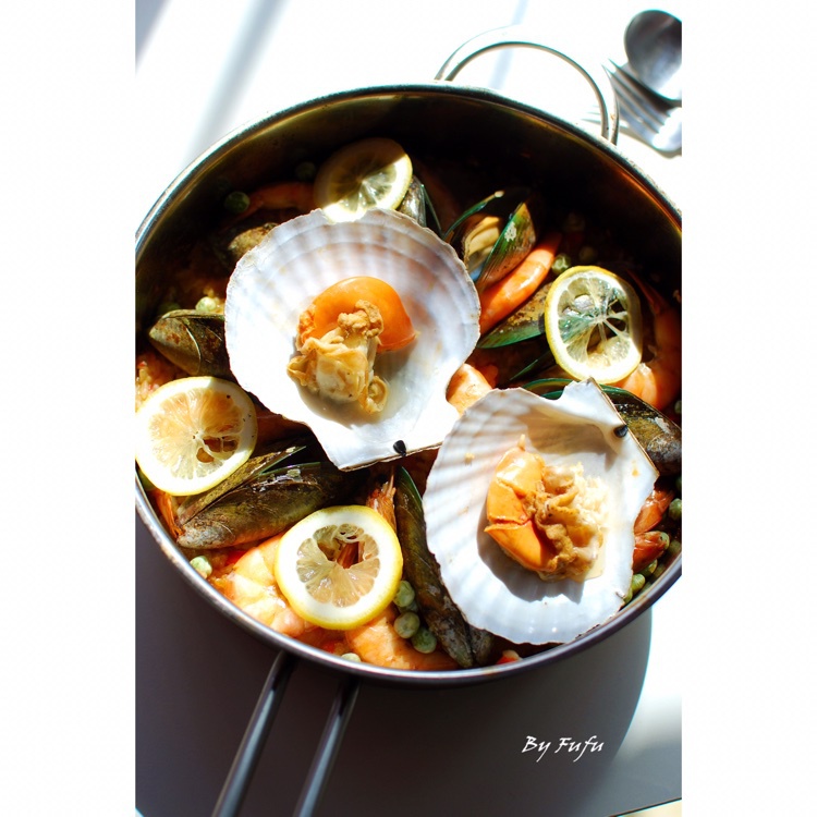 【曼食慢语】Seafood Paella 西班牙海鲜饭