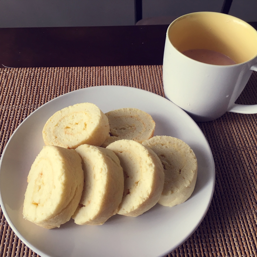 0负担——伪轻乳酪蛋糕卷