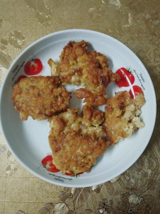 鸡胸肉虾仁鲜蔬饼