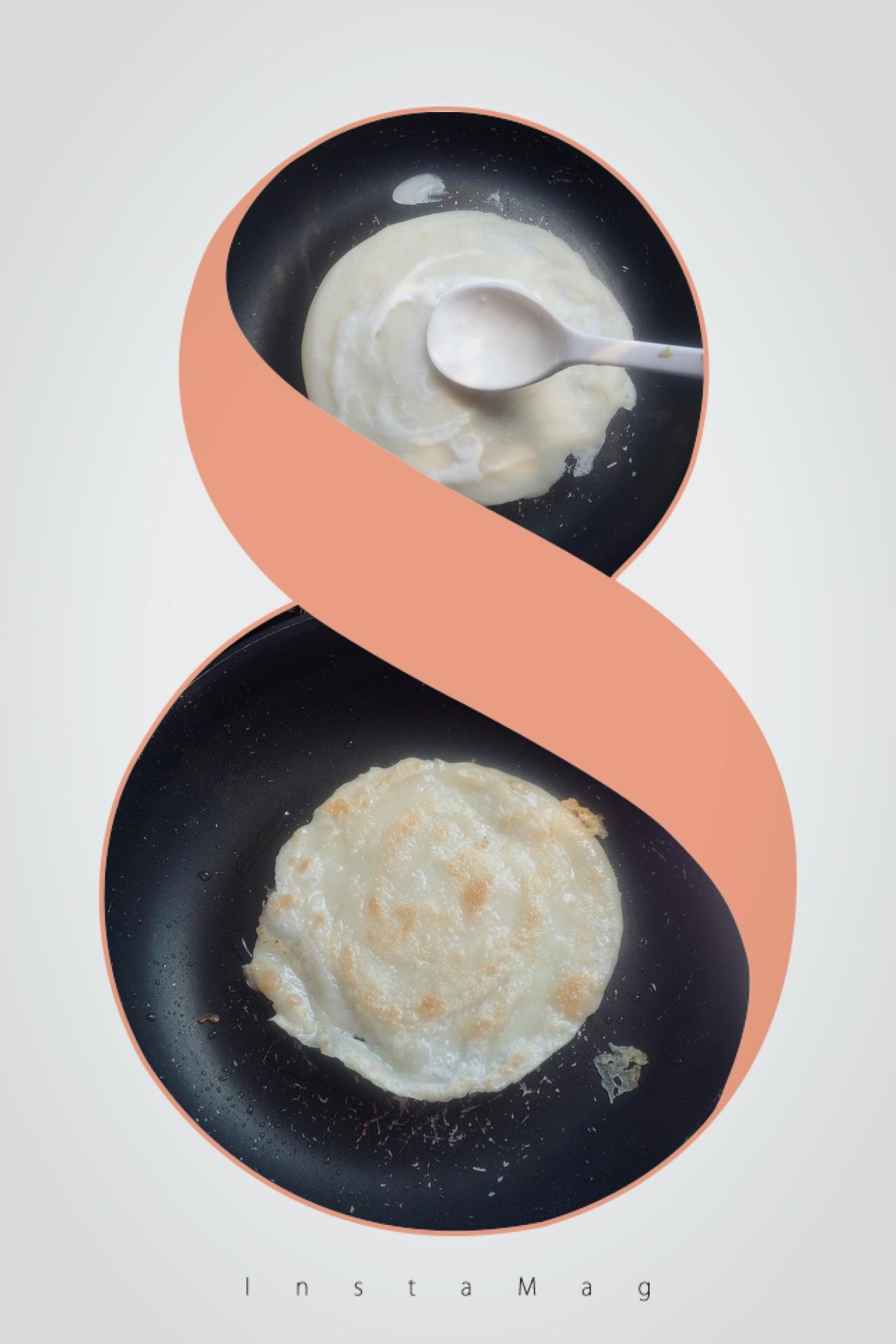 美味早餐—自制改良手抓饼的做法 步骤3