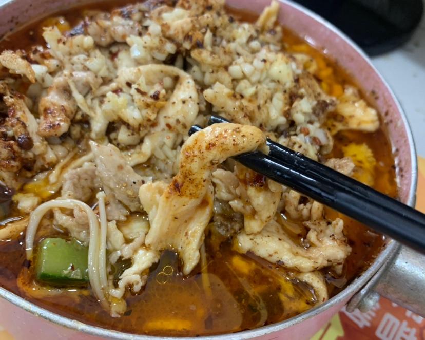 一人食快手水煮鸡肉片🌶️🐔