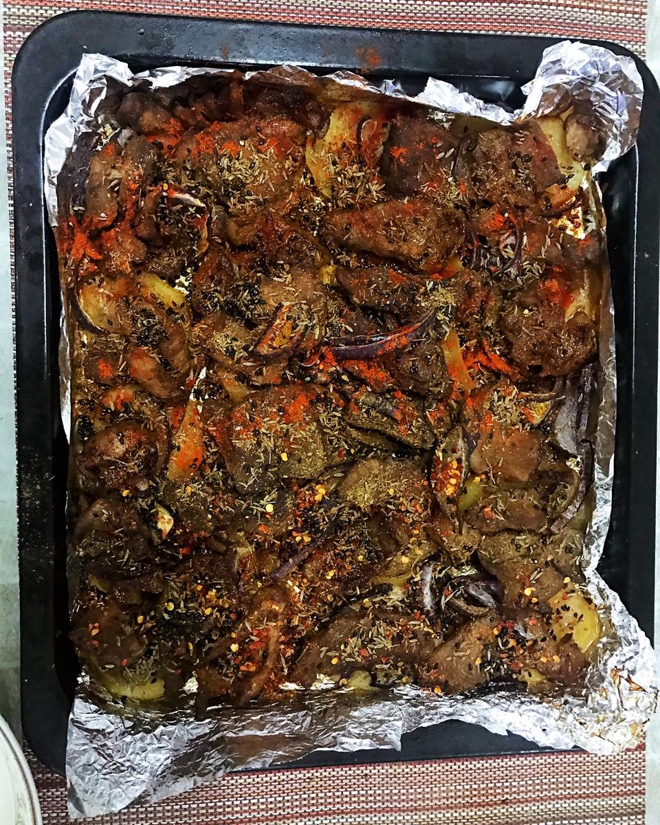 自制烤箱烤五花肉