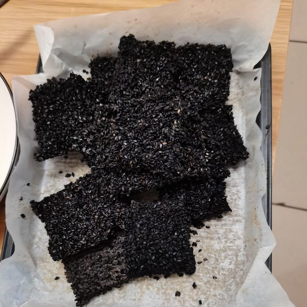 健康黑芝麻薄饼（仅需三步）