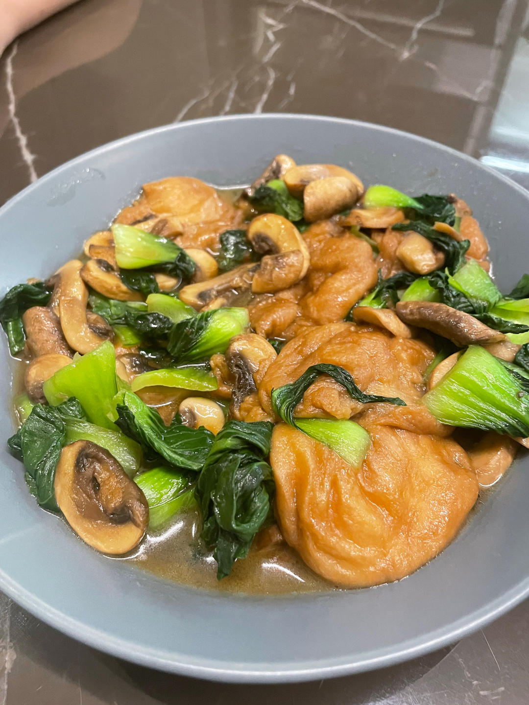 青菜香菇面筋煲🍲