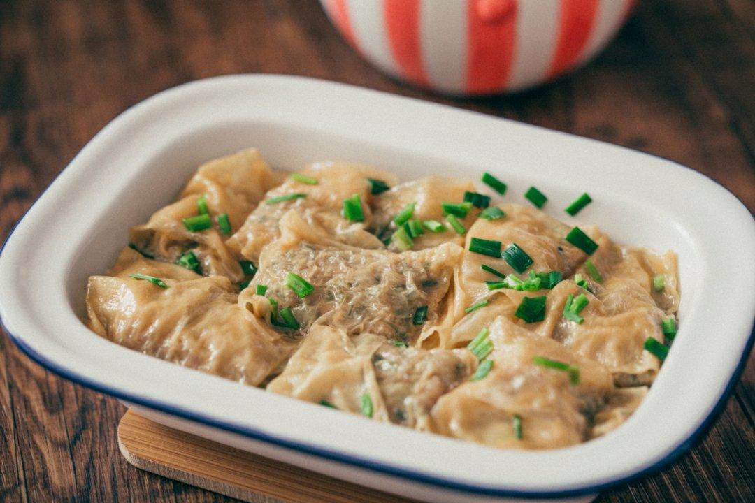 抟侘做的豆腐衣包肉