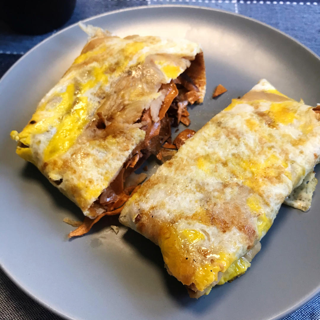 用煎饼果子神器自制鲜香美味