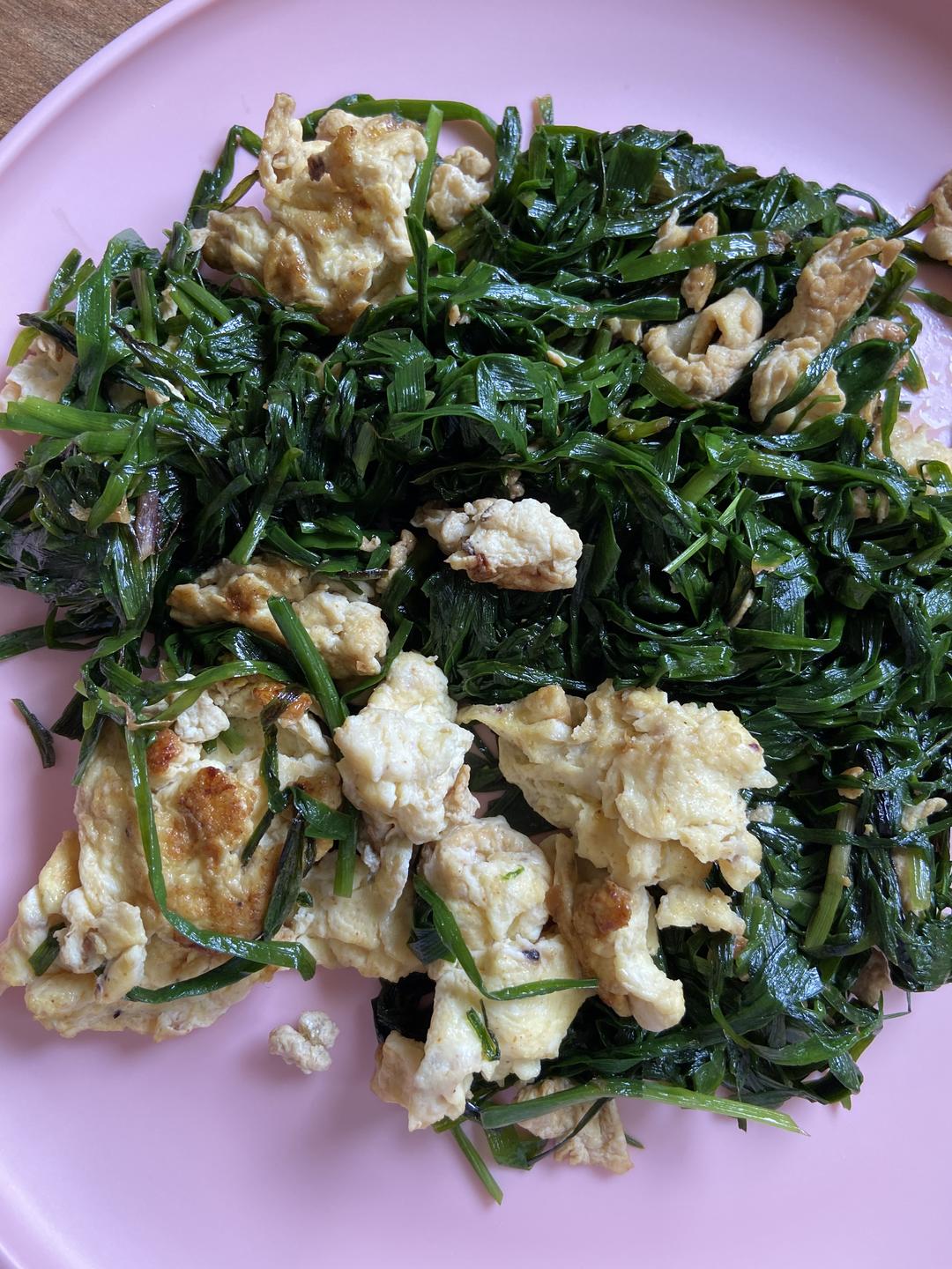 韭菜炒鸡蛋