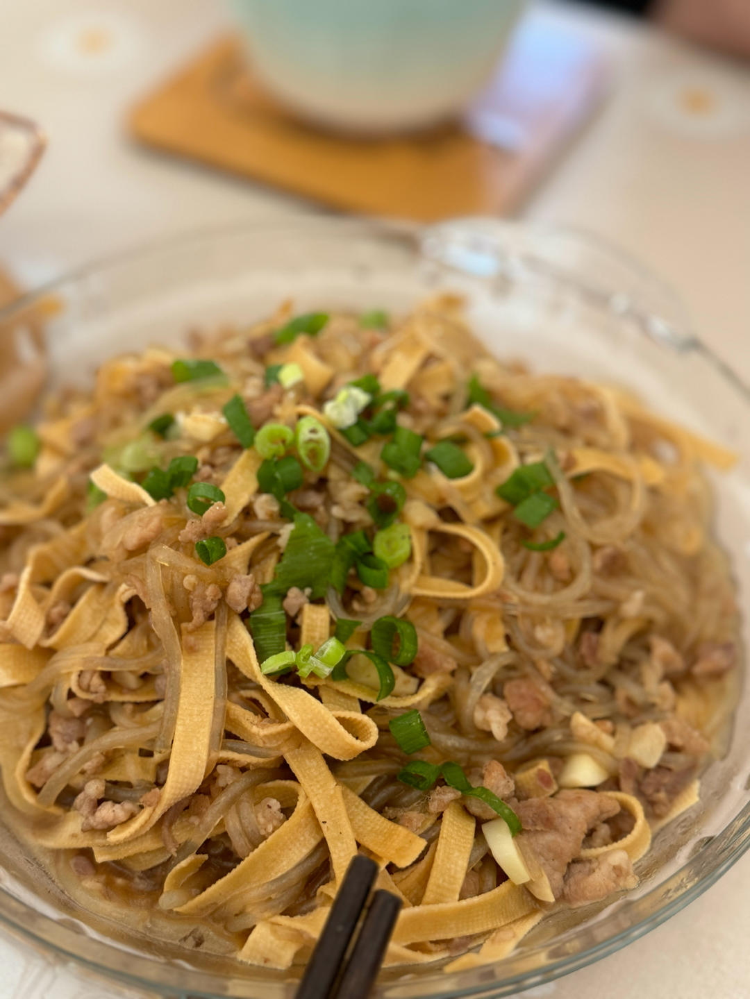 家常干豆腐炖粉条