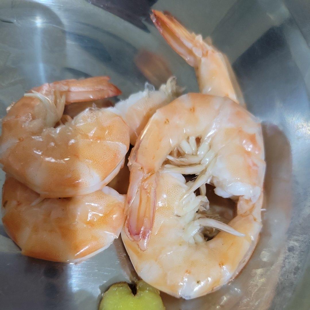 最简单的白灼虾（水煮）盐水基尾虾