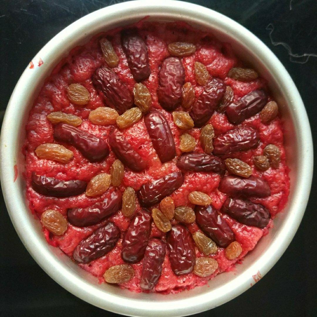 甜菜根发糕