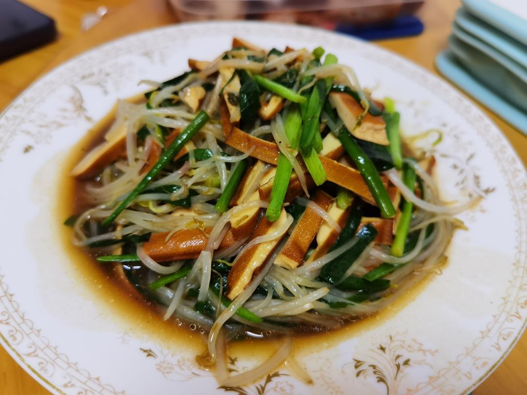 香干炒豆芽