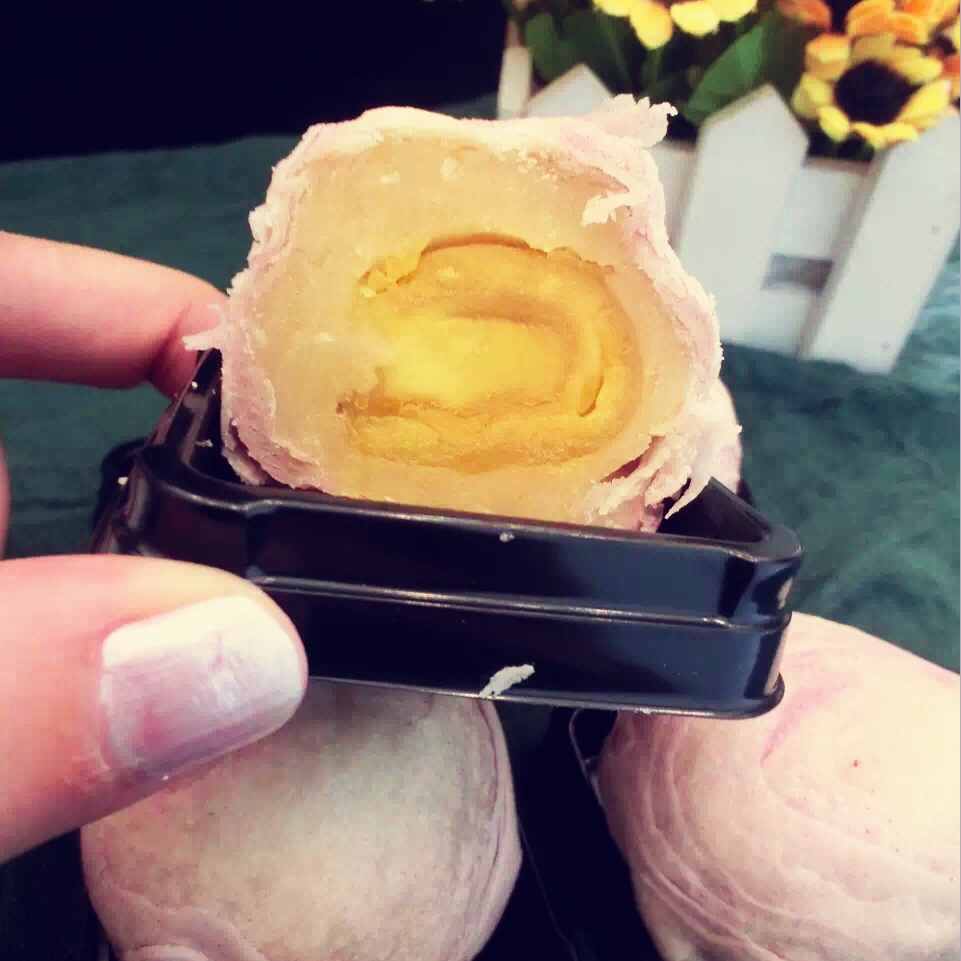 麻薯香芋酥/台湾大甲芋头酥(无猪油完美复刻2015.10修订各种抹茶酥、绿茶酥、蛋黄酥、紫薯酥通用哟）