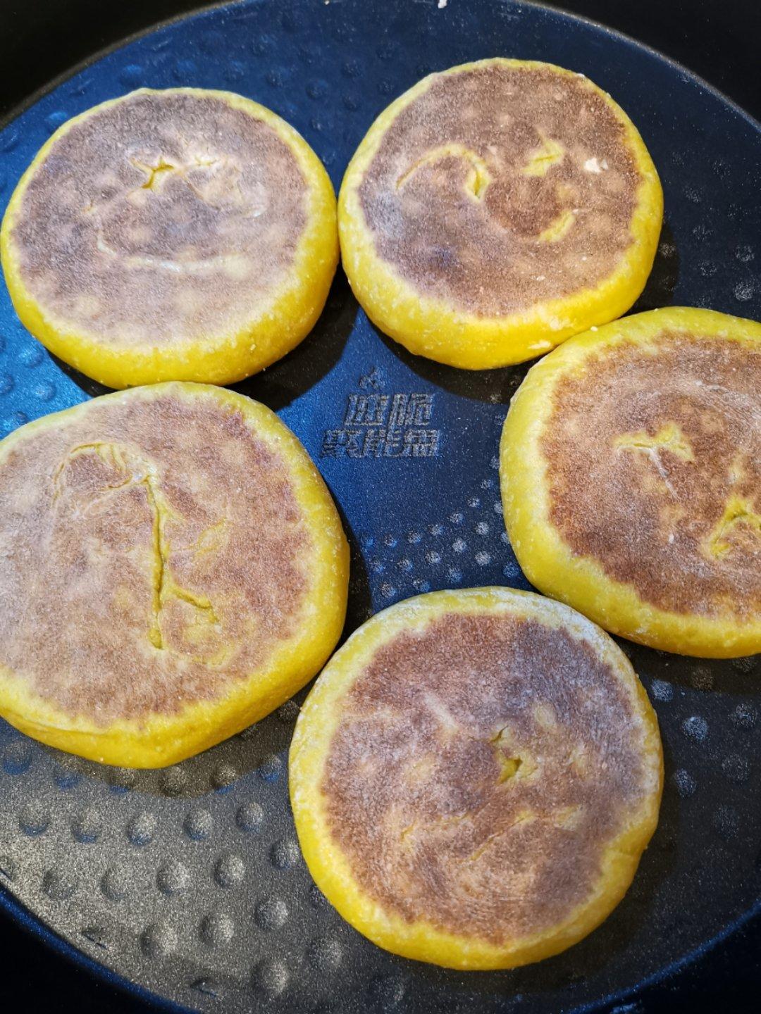 堂妈小厨——发面南瓜饼