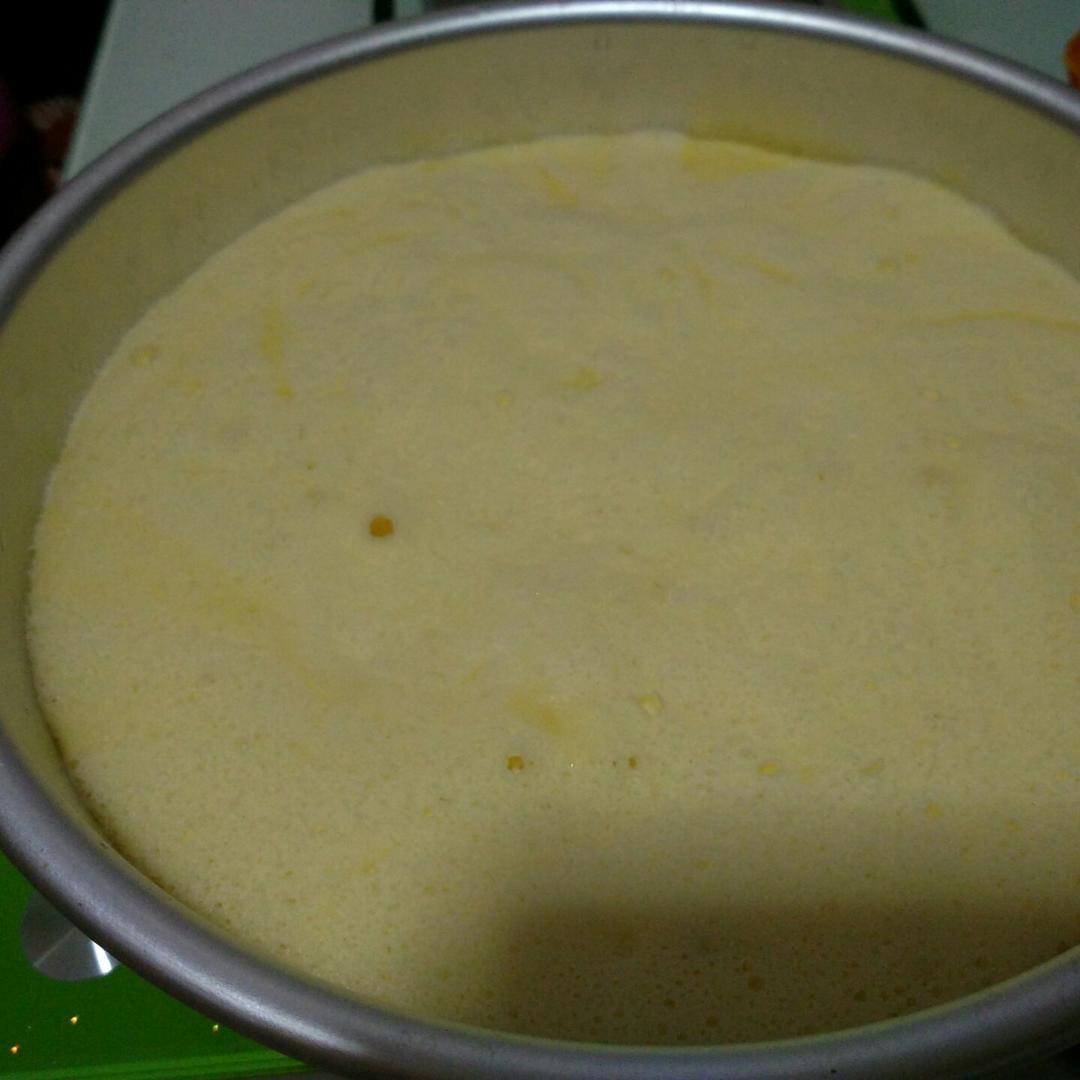 零失败戚风蒸蛋糕（8寸）可做蛋糕胚（另附红丝绒蒸蛋糕做法）