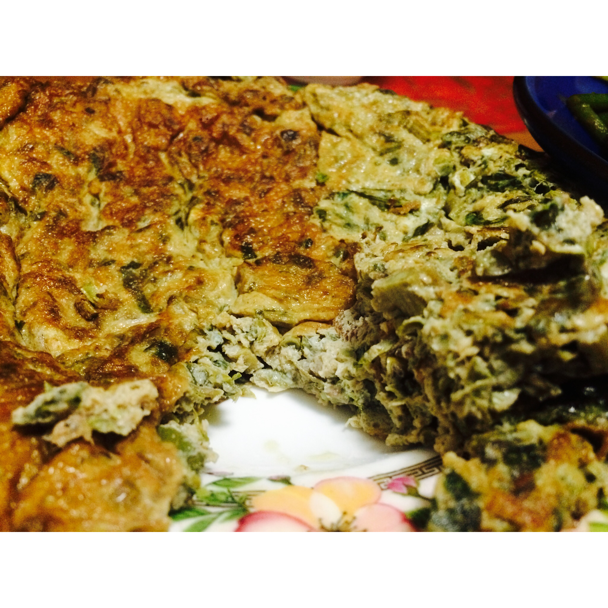 香椿鸡蛋煎饼