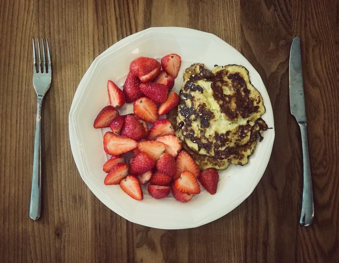 惊喜健康早餐－香蕉鸡蛋无面粉的法式煎饼(痴迷健康的Ella)