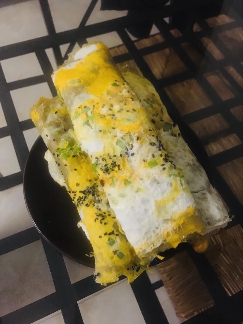 天津卫的早餐～煎饼果子