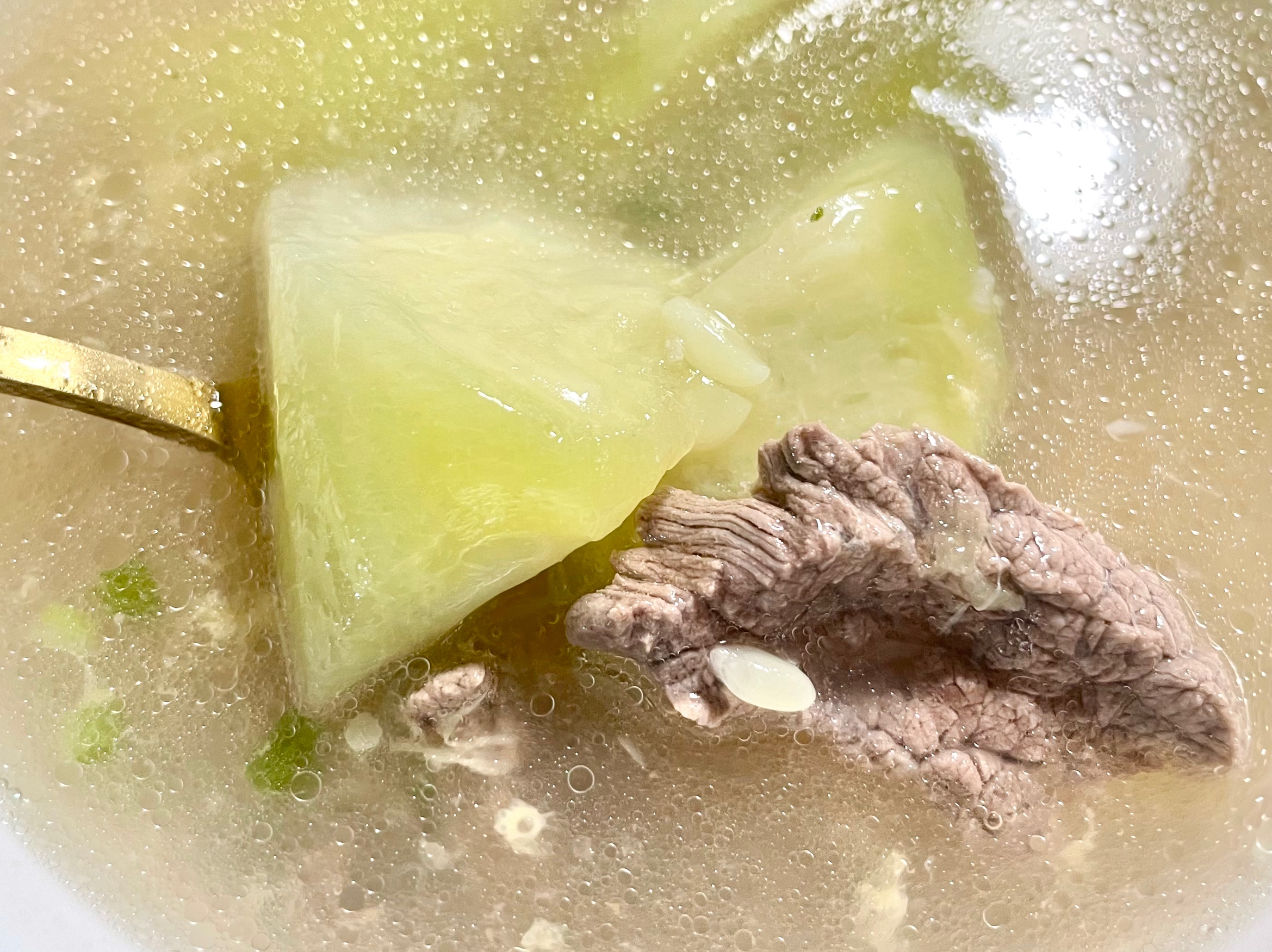 丝瓜牛肉汤の夏天