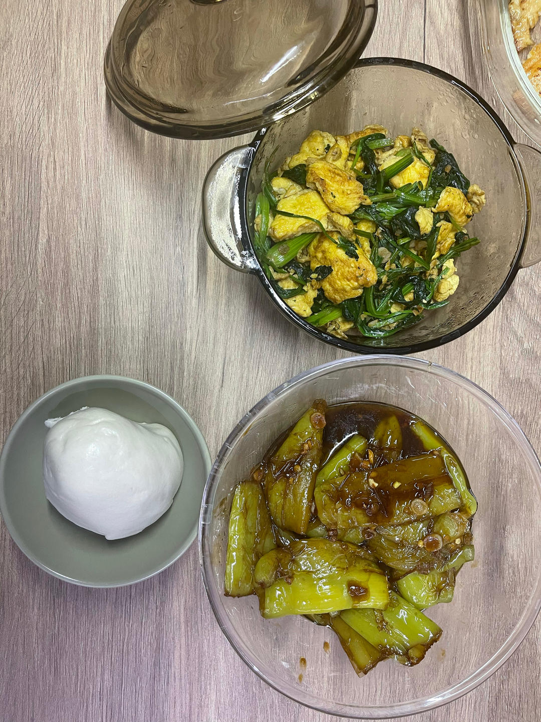 菠菜炒鸡蛋