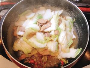 大白菜炖豆腐，热乎乎的经典炖菜，超简单的做法 步骤3